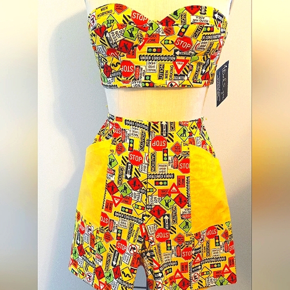 Ladies Retro Street Shorts - Picture 2 of 7